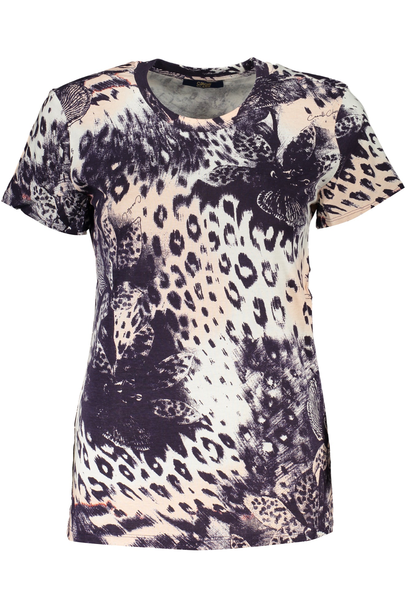 CAVALLI CLASS T-SHIRT MANICHE CORTE DONNA ROSA
