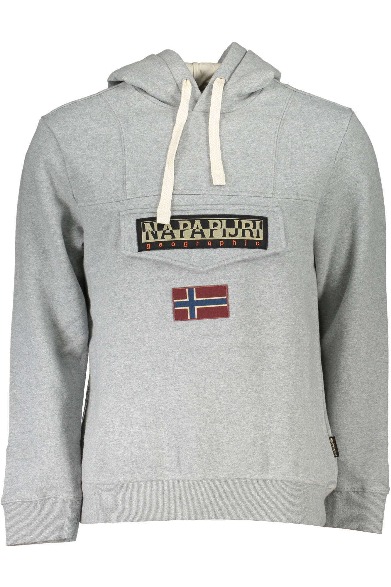 NAPAPIJRI FELPA SENZA ZIP UOMO GRIGIO