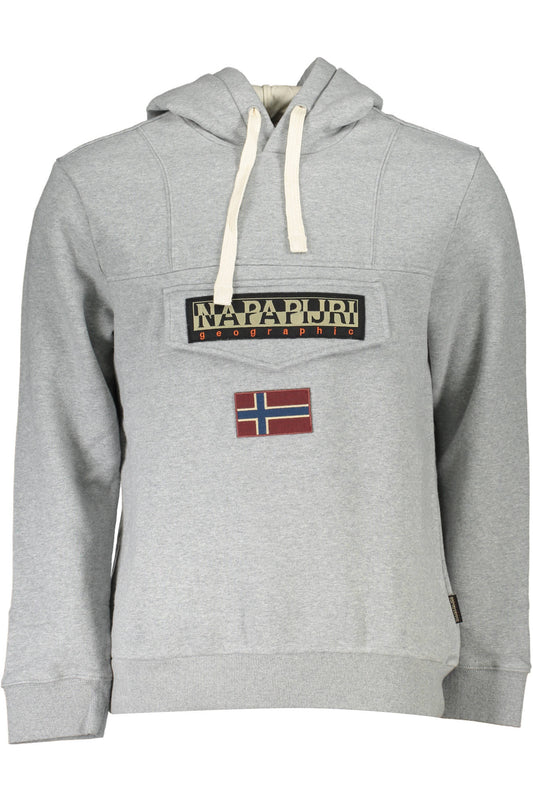 NAPAPIJRI FELPA SENZA ZIP UOMO GRIGIO