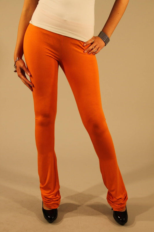 PATRIZIA PEPE LEGGINS DONNA ARANCIO