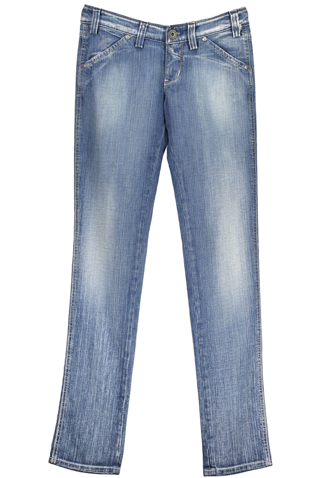 RE-START JEANS DENIM DONNA AZZURRO