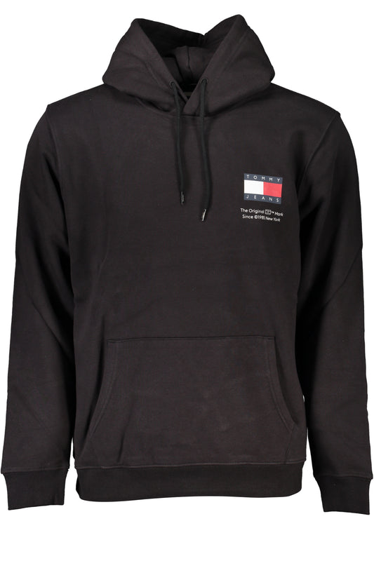 TOMMY HILFIGER FELPA SENZA ZIP UOMO NERO