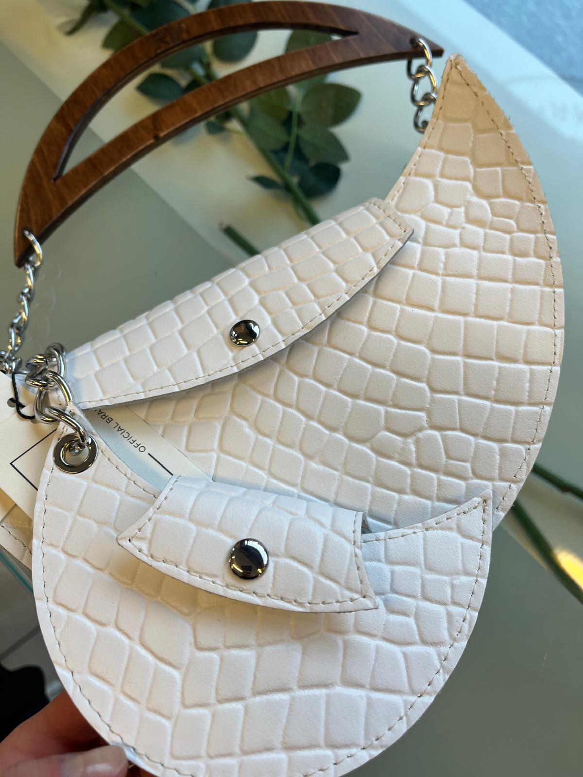 Borsette artigianali in vera pelle crocco