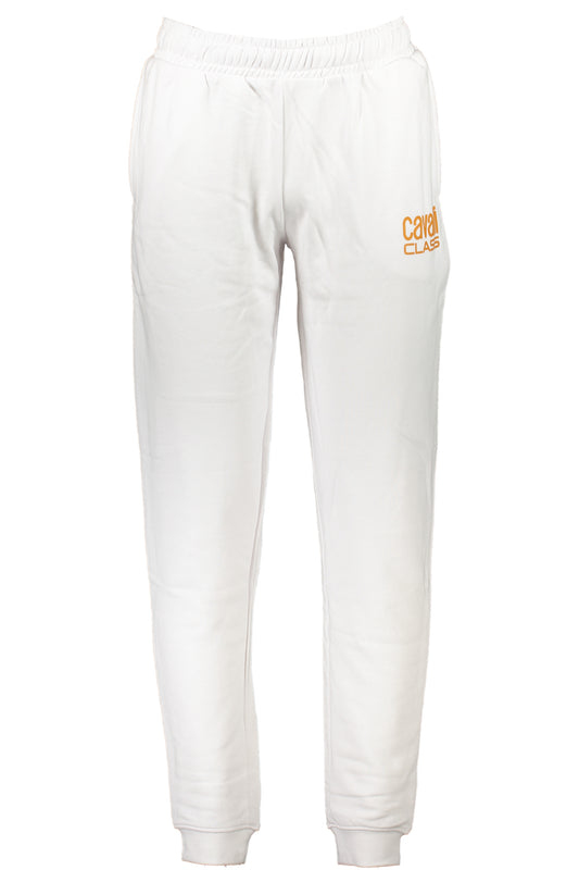 CAVALLI CLASS PANTALONE UOMO BIANCO