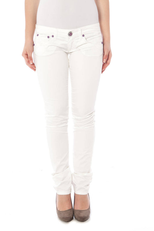 CLINK PANTALONE DONNA BIANCO