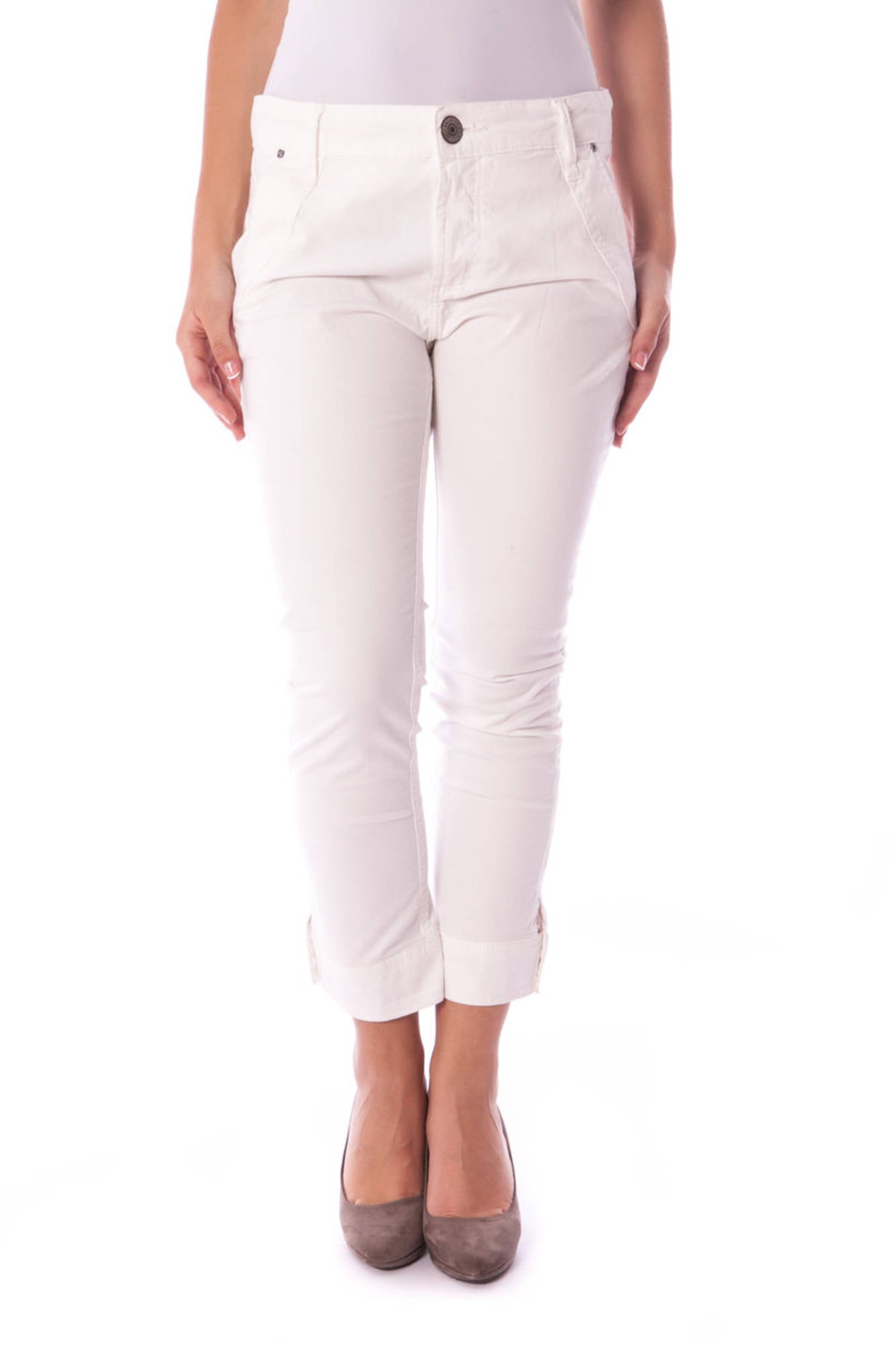 COLCCI PANTALONE PESCATORA DONNA BIANCO