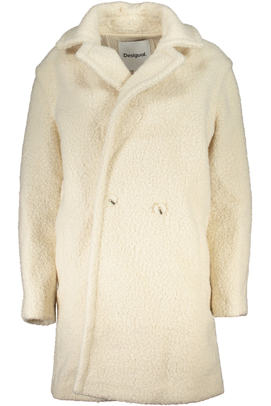 DESIGUAL CAPPOTTO DONNA BIANCO