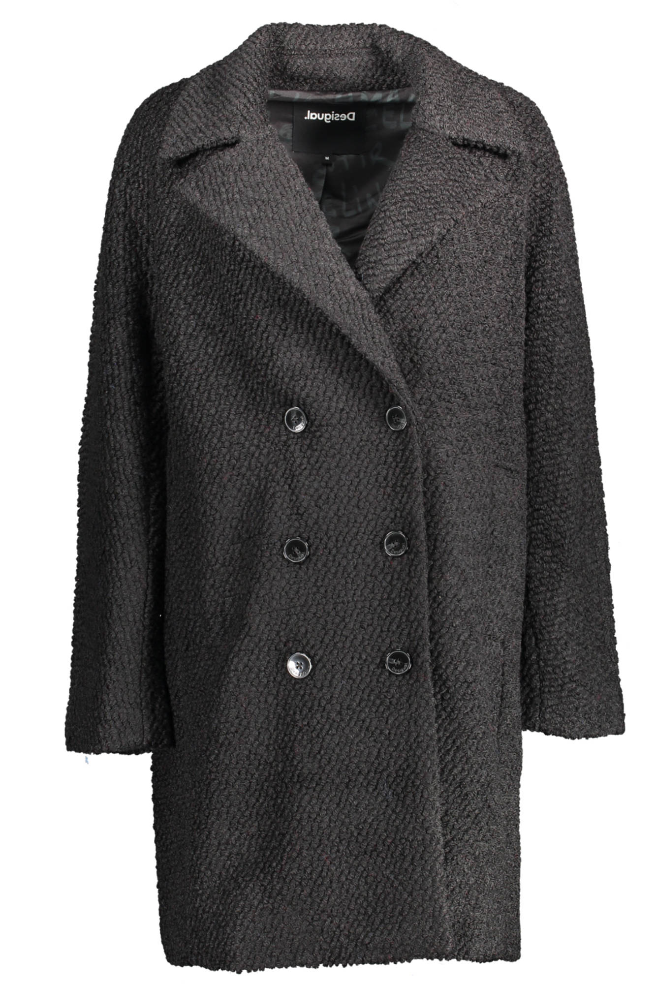 DESIGUAL CAPPOTTO DONNA NERO
