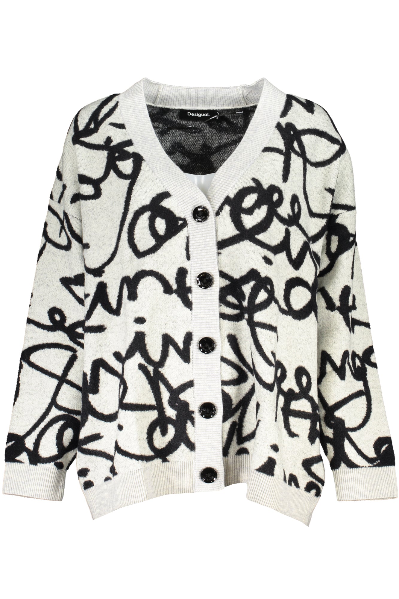 DESIGUAL CARDIGAN DONNA BIANCO
