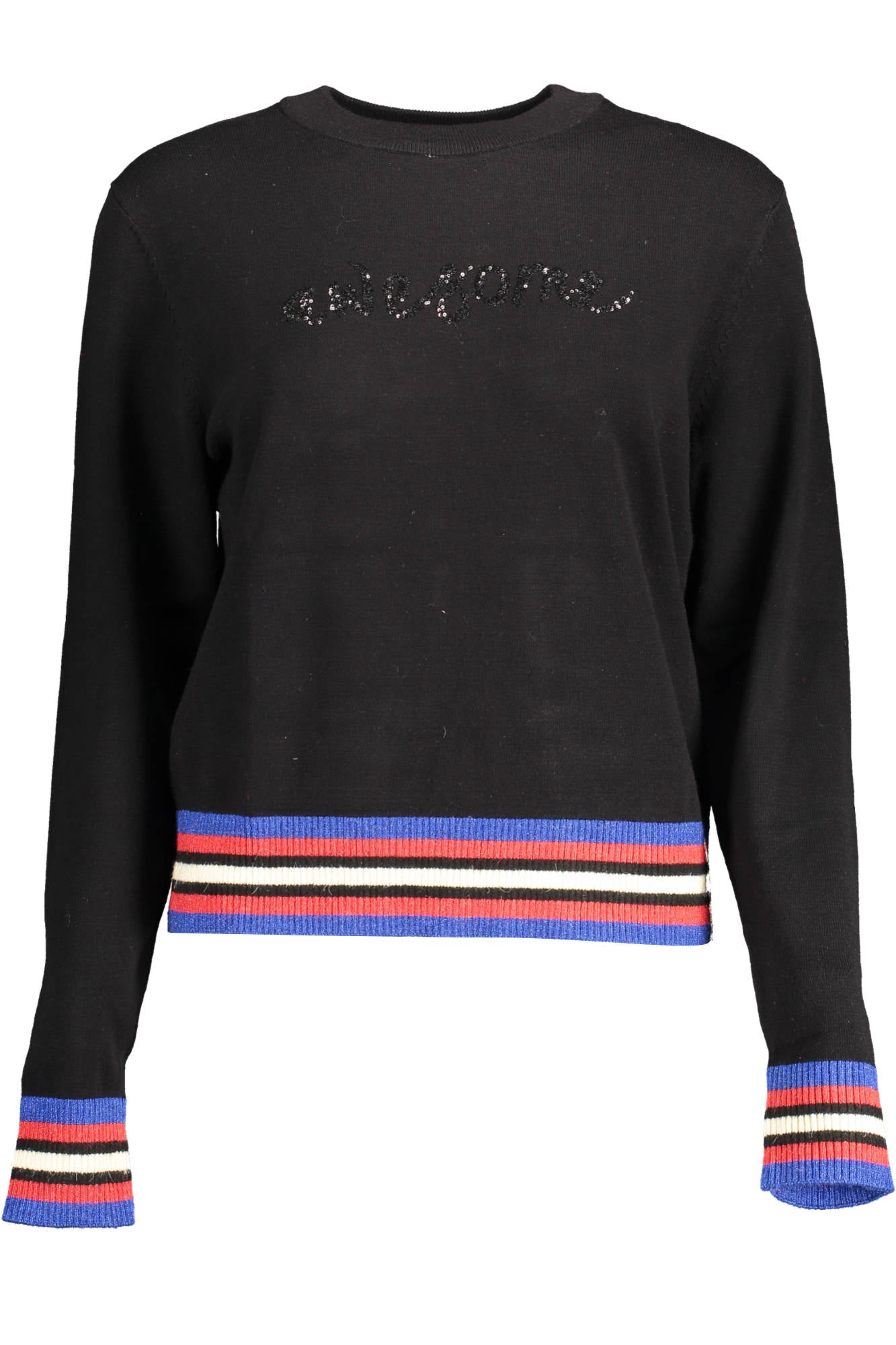 DESIGUAL MAGLIA DONNA NERO