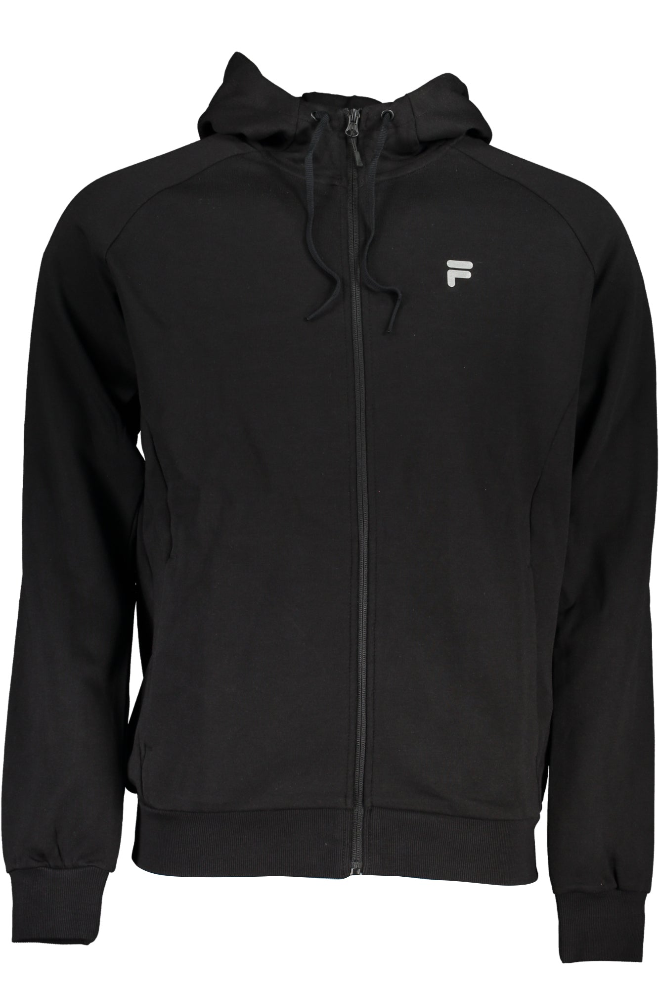 FILA FELPA CON ZIP UOMO NERO