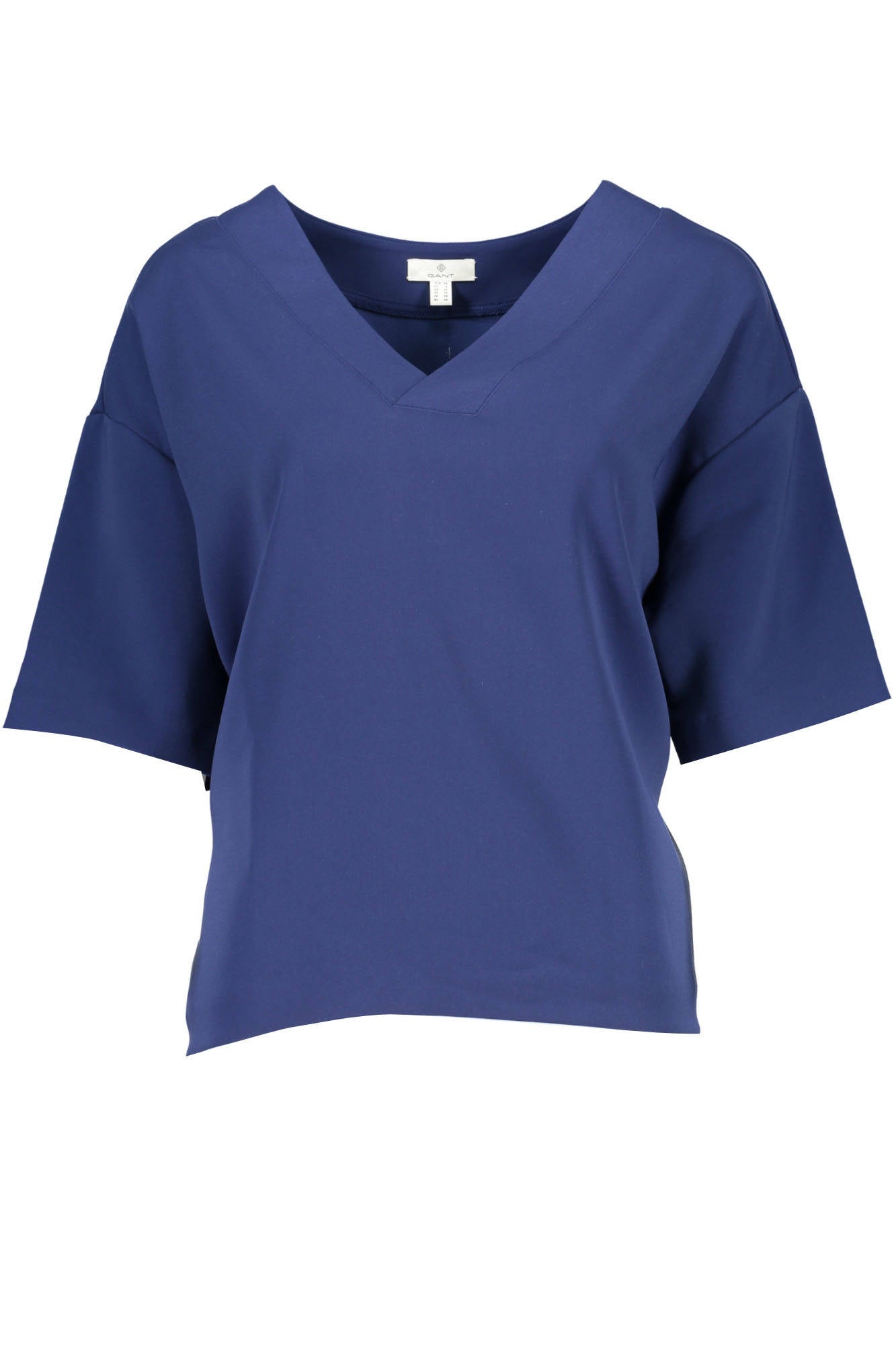 GANT T-SHIRT MANICHE CORTE DONNA BLU
