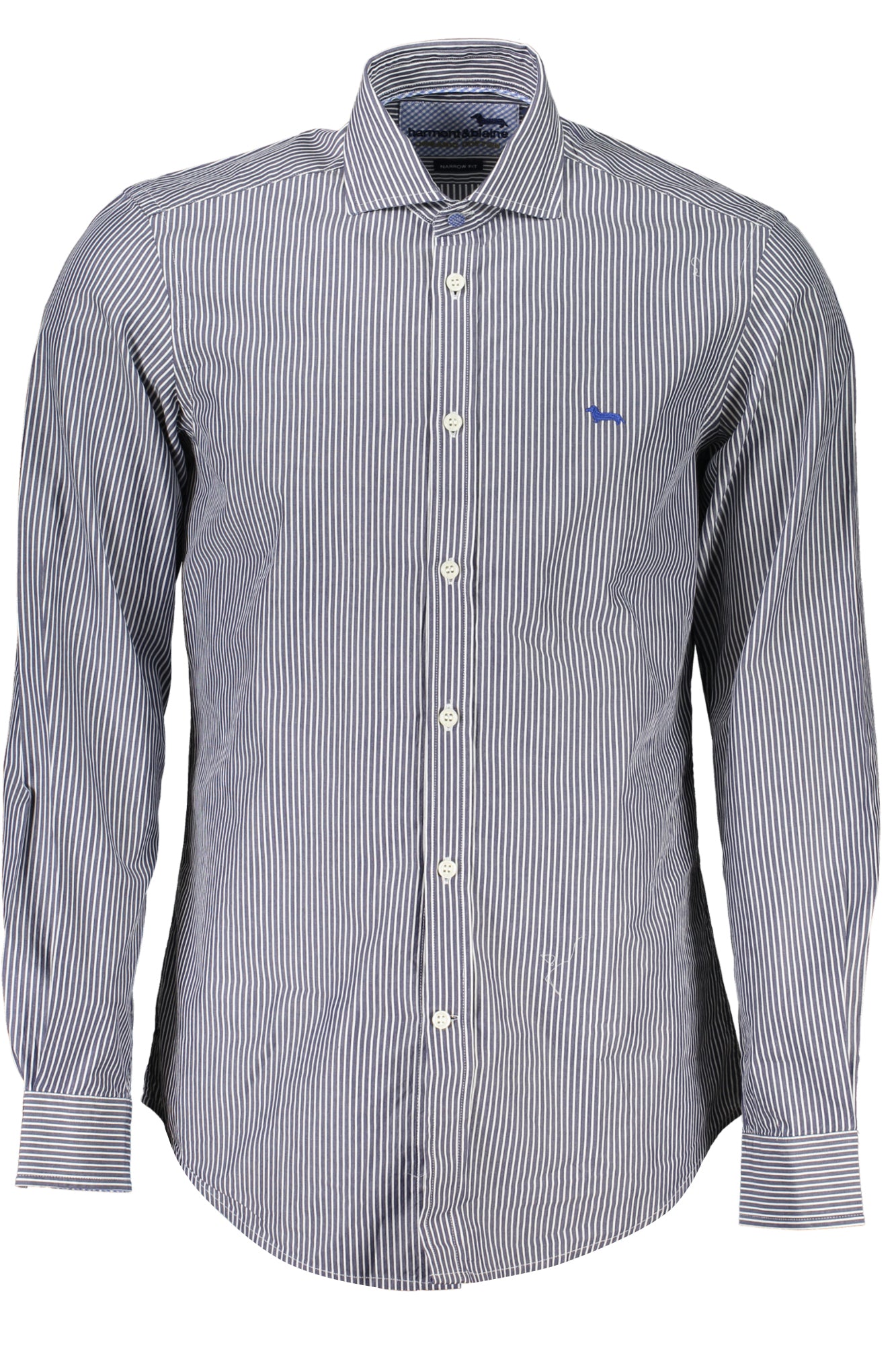 HARMONT & BLAINE CAMICIA MANICHE LUNGHE UOMO BLU