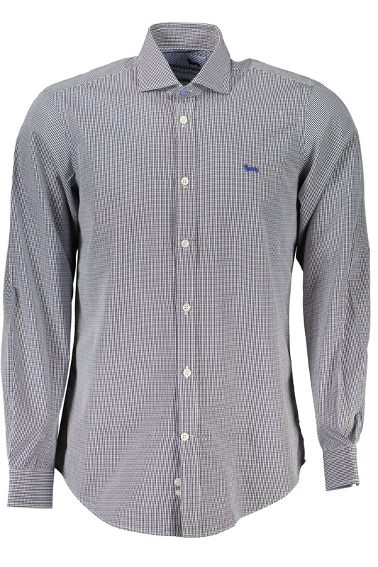 HARMONT & BLAINE CAMICIA MANICHE LUNGHE UOMO BLU