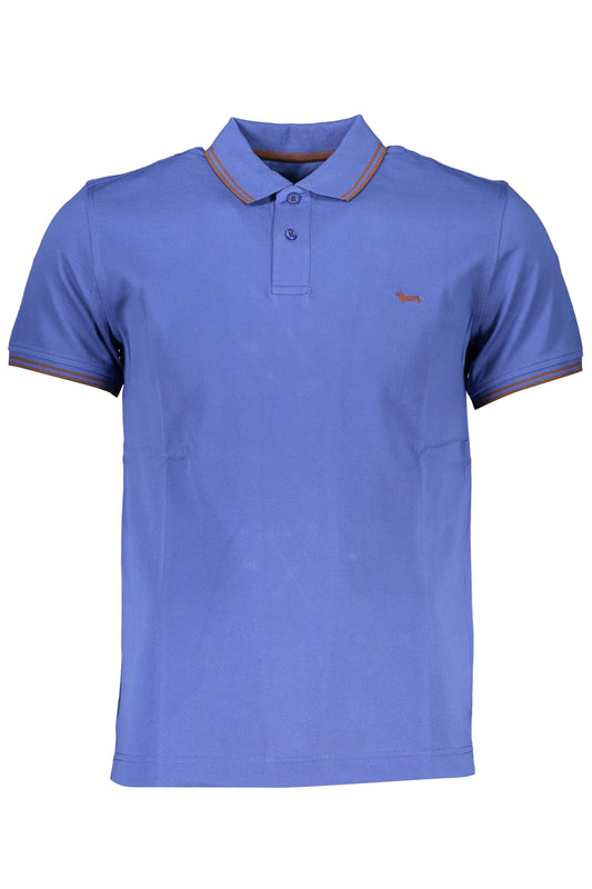 HARMONT & BLAINE POLO MANICHE CORTE UOMO BLU