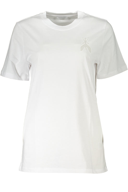 PATRIZIA PEPE T-SHIRT MANICHE CORTE DONNA BIANCO