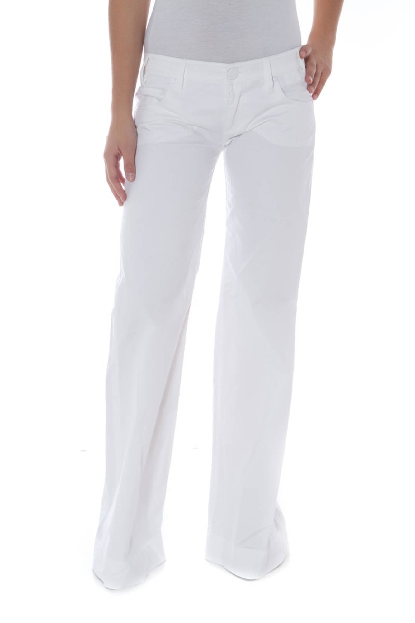 PHARD PANTALONE DONNA BIANCO