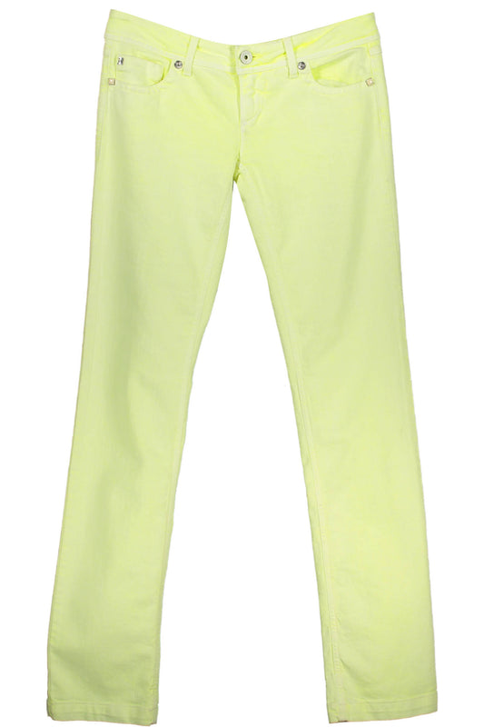 RE-START PANTALONE DONNA GIALLO